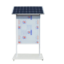 Solar Powered Advertising Scrolling Light Box Billboards System